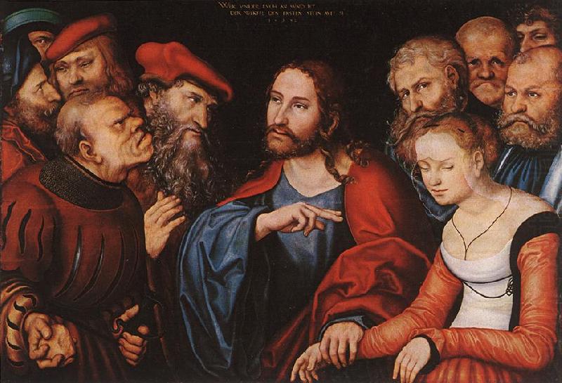 Christ and the Adulteress fgh, CRANACH, Lucas the Elder